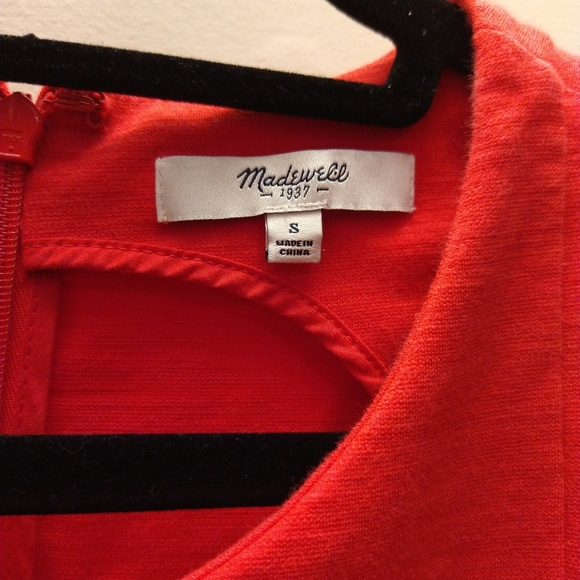 Madewell orange dress size S - Picture 6 of 6